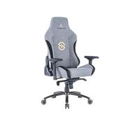 Chaise Gaming Forgeon Spica Fabric Tissu Respirant Grise