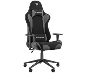 Chaise Gaming - GENESIS - Nitro 440 G2 - Noir-Gris - Réglable en hauteur - Accoudoirs inclus