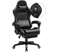 Chaise gaming - GTPLAYER - Chaise Gaming - Repose-pied - Haut-parleur Bluetooth - Accoudoirs synchronisés