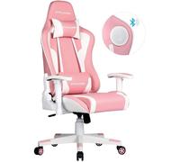 Chaise gaming - GTPLAYER - Gamer Music - Haut-parleur Bluetooth - Design ergonomique - Accoudoirs réglables