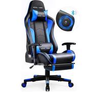 Chaise Gaming - GTPLAYER - GTPLAYER - Ergonomique - Repose-pieds télescopique - Haut-parleur Bluetooth