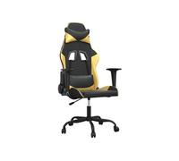 Chaise gaming H. 120.5 cm non pliable en metal interieur noir