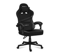 Chaise gaming HUZARO FORCE 4.4 Carbon, Hauteur réglable, Chaise bureau, Support Lombaire, Repose-pieds, Têtière, Pc gaming, Cuir