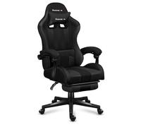 Chaise Gaming - HUZARO - Force 4.7 Carbon - Support lombaire - Repose-pieds - Têtière