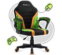 Huzaro Chaise gaming enfant Ranger 1.0 Pixel Mesh ergonomique hauteur réglable accoudoirs moelleux
