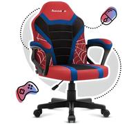 Chaise Gaming HUZARO Ranger 1.0 Spider Mesh pour enfants - Rouge - Hauteur Réglable - Accoudoirs Moelleux
