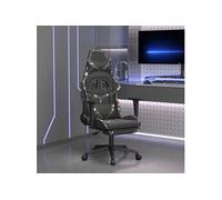 Chaise gaming interieur non pliable H. 116 cm en plastique vert