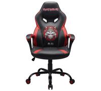 Siège Gamer Junior - Iron Maiden - Ergonomique - Similicuir - Réglable en hauteur - Noir
