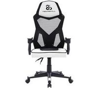 NEWSKILL Eros Chaise Gaming, Polyuréthane Tissu Respirant polypropylène Nylon, Blanc, Mediano