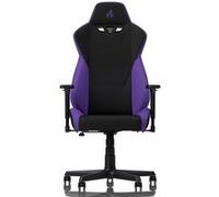 Chaise Gaming Nitro-Concepts S300 EX NC-S300-BP 3D Dossier Plein Ergonomique Hauteur Réglable Rembourré 5 Roue Tissu Noir Noir / Violett G