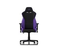 Chaise Gaming Nitro-Concepts S300 EX NC-S300-BP 3D Dossier Plein Ergonomique Hauteur Réglable Rembourré 5 Roue Tissu Noir