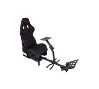 Chaise gaming cockpit de simulation Nova Gaming ZENITH-GC310 Noir et Rouge