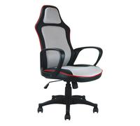 Chaise gaming pas cher ALBALI noir et gris