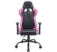 Chaise gaming Pink Power pour Bureau - fauteuil gamer Rose et noir Autre G
