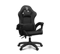 Chaise Gaming Ranqer Apollo - Fauteuil de Bureau Gamer Ergonomique - Siège Réglable avec Accoudoirs & Coussins - Noir/Standard