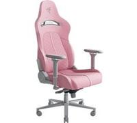 Razer Chaise gaming Enki Quartz - support lombaire, simili cuir double couche, réglable, rose