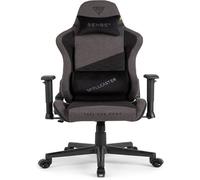 Chaise Gaming - SENSE7 - Spellcaster Senshi Edition - Gris - Réglable en hauteur - Accoudoirs inclus