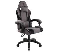 Chaise Gaming - Spirit Of Gamer - Arena - Tissu Microfibre - Noir et Gris - Réglable en Hauteur