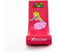 Chaise gaming X-Rocker Princesse Peach Collection Nintendo Rose, blanc, jaune, orange, bleu, vert, rouge G