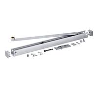 Chaise GEZE TS 5000 ECline Argentée avec support d'ouverture intégré pour Bureau