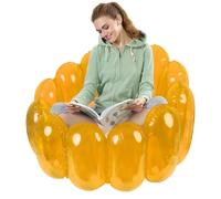 Chaise gonflable : fauteuil transparent, chaise d'extérieur en gelée | Chaise de salon gonflable à l'intérieur, chaise soufflante pour après-midi cinéma, siège de canapé gonflable transparent à