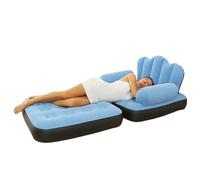 Chaise gonflable : lit gonflable pour canapé paresseux pour adultes en plein air confortable armure inclinable pliable 5 en 1 chaise gonflable multifonction avec accoudoirs