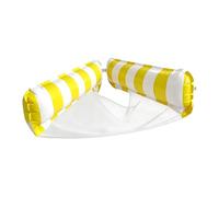 Chaise Gonflable pour Piscine,Hamac Gonflable à Rayures Transportable 2-en-1 - Chaise Flottante pour Piscine | Pour Lacs Mers Étangs Rivières Intérieur Extérieur En Plein Air Camping Et Voyages