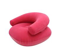 Chaise Gonflable - PVC Flocked 73×73×52 cm | Siège Air Portable avec accoudoirs, Intérieur Extérieur Camping Relax Lecture Voyage Confort | Séjour Dortoir Salle de Jeux
