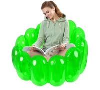 Chaise Gonflable Transparente pour Adultes | Chaise Gonflable Transparente en PVC pour extérieur, Fauteuil Gonflable, chaises de cinéma, siège de canapé soufflé, Charge maximale de 250 Livres par