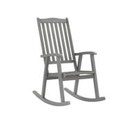 Chaise H. 117 cm non pliable en bois massif interieur gris
