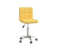 Chaise H. 74.5 cm empilable non pliable en plastique interieur jaune