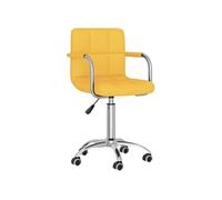 Chaise H. 74.5 cm empilable non pliable interieur en plastique jaune