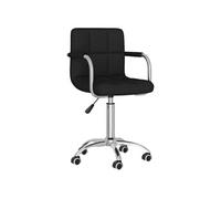 Chaise Vidaxl H. 74.5 cm interieur noir en plastique noir G