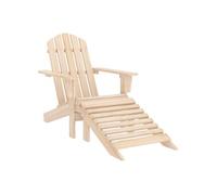 Chaise H. 88.5 cm non pliable exterieur en bois vert
