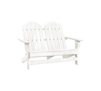 Chaise vidaxl H. 89.5 cm empilable non pliable en bois massif exterieur vert Blanc G