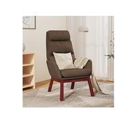 Chaise H. 98 cm non pliable interieur en bois massif marron