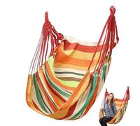 Chaise hamac d'intérieur - Chaise suspendue en toile lourde pour dortoir | Chaise hamac épaisse extra large pour étudiants, max 500 livres, chaise à bascule confortable pour chambre à coucher, balcon
