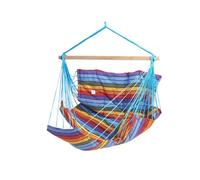 JOBEK-Chaise hamac coloris multicolore en polypropylène XXL Jobek Hamac Konfort - 225 x 130 cm