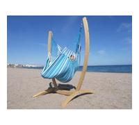 Chaise hamac malaga xl avec pied en bois