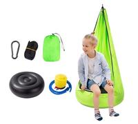Chaise hamac pivotante pour - Siège sensoriel pivotant à 360 degrés, Module de Yoga intérieur et extérieur avec Coussin d'air | Chaise Suspendue Confortable pour, Tout-Petits, Salle de