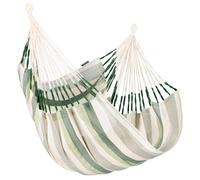 Chaise hamac simple Cumbia Outdoor comfort La Siesta bayadère vert