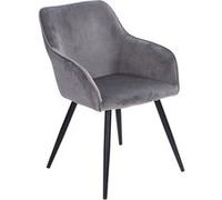 Chaise happy garden en metal non empilable non pliable interieur H. 81.5 cm gris Gris G