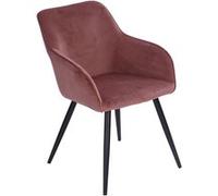 Chaise happy garden H. 81.5 cm non empilable non pliable en metal interieur rose Rose G
