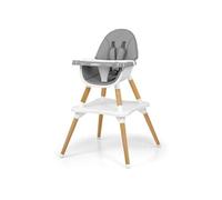 Chaise Haute 2-En-1 Milly Mally Malmo Grise