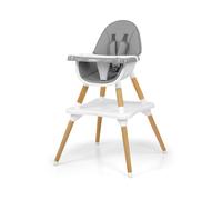 Chaise haute 2-en-1 Malmo Grise