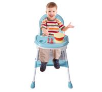 Chaise haute 2 en 1 pour bébé et tout-petits avec repose-pieds - Chaise haute pour garçons et filles à partir de 6 mois - Vert