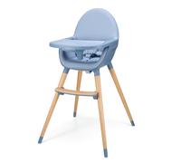 Chaise haute évolutive 2en1 Fini 2 , fauteuil enfant, chaise Bébé Enfant, réglable, design universel bleu marine TU