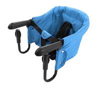 Chaise Haute à Crochet, Chaise de Table Pliante à Clipser avec Ceinture de sécurité, Forte capacité de Charge, Installation Facile et Sécurisée, Chaise de Serrage à Clipser (BLUE)