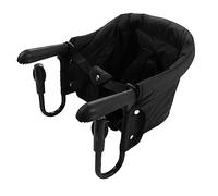 Chaise Haute à Crochet, Chaise de Table Pliante à Clipser avec Ceinture de sécurité, Forte capacité de Charge, Installation Facile et Sécurisée, Chaise de Serrage à Clipser (BLACK)