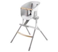 Chaise Haute Beaba Up And Down Grey/White